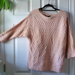 New York & Company Large Peach Sweater